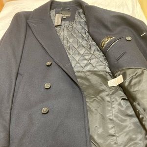 Banana Republic Wool Pea Coat, Size Large, 46-48